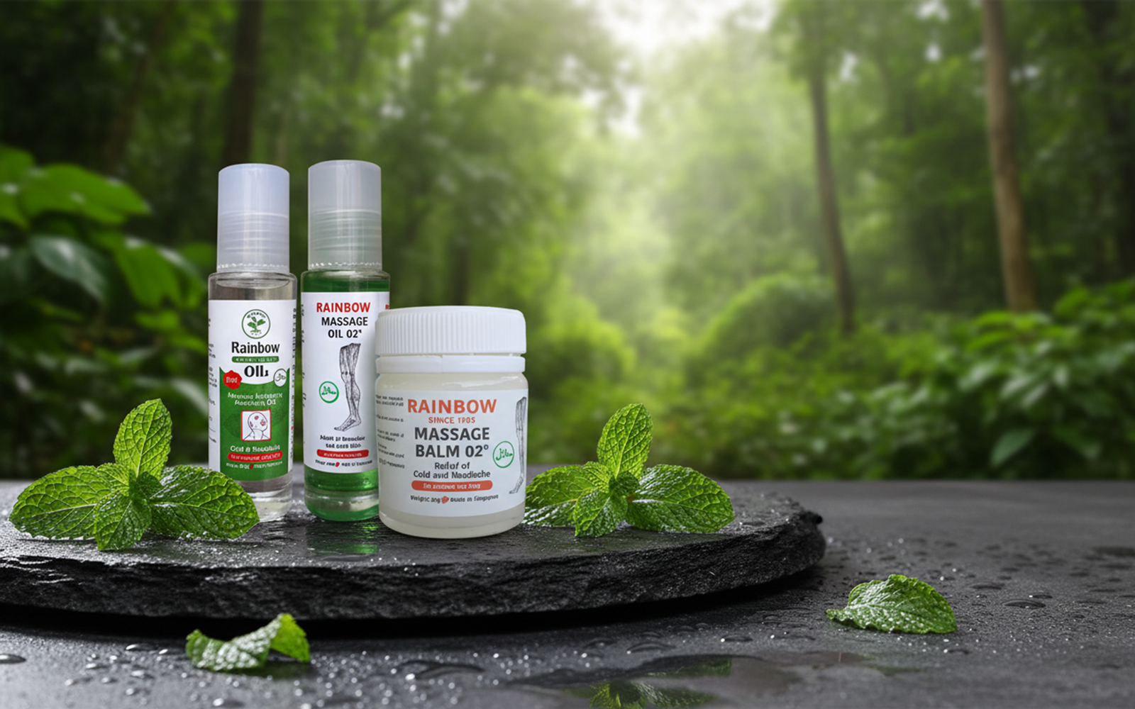 Botol Rainbow Oil Product